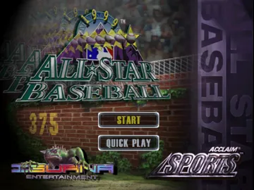 All-Star Baseball 99 (Europe) screen shot title